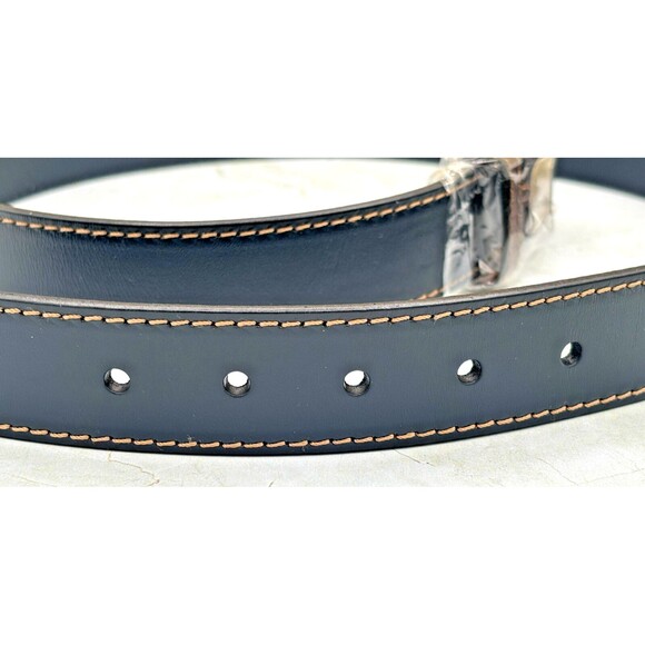 Paisley & Gray Genuine Leather Belt Navy Mens Size 34 5BT7511M Smooth New W/Tags - Picture 9 of 9